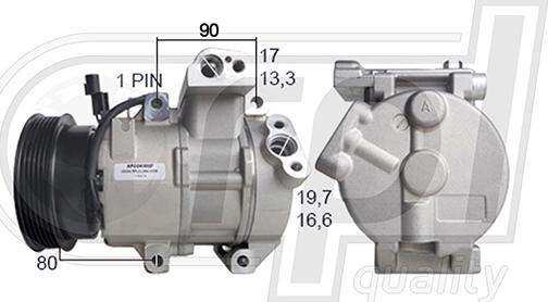 RPLQuality APCOKI5027 - Компрессор кондиционера autospares.lv