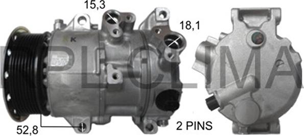 RPLQuality APCOLX0008 - Компрессор кондиционера autospares.lv