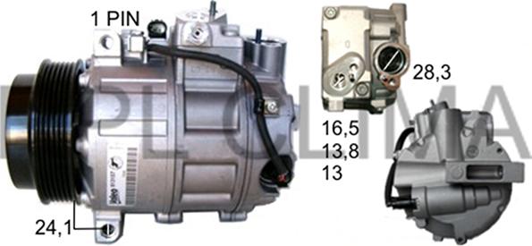 RPLQuality APCOMB0045 - Компрессор кондиционера autospares.lv