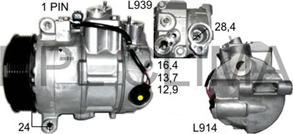 RPLQuality APCOMB0046 - Компрессор кондиционера autospares.lv