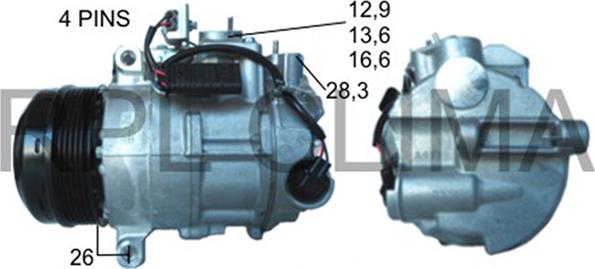 RPLQuality APCOMB0065 - Компрессор кондиционера autospares.lv