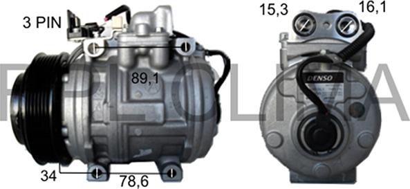 RPLQuality APCOMB0019 - Компрессор кондиционера autospares.lv