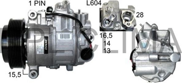 RPLQuality APCOMB0018 - Компрессор кондиционера autospares.lv