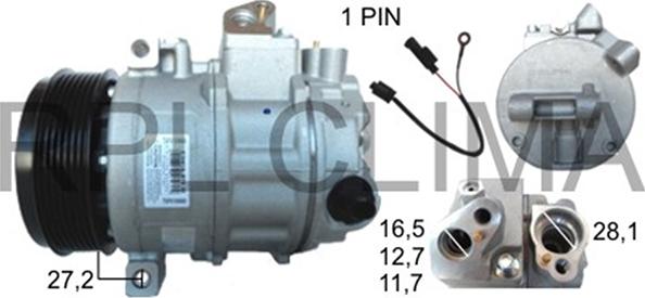 RPLQuality APCOMB2036 - Компрессор кондиционера autospares.lv