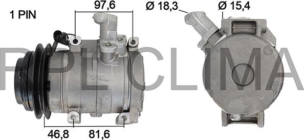 RPLQuality APCOMI0030 - Компрессор кондиционера autospares.lv