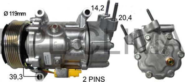 RPLQuality APCOMNI004 - Компрессор кондиционера autospares.lv