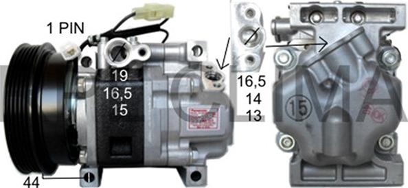 RPLQuality APCOMZ0012 - Компрессор кондиционера autospares.lv