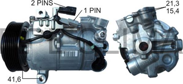 RPLQuality APCONI5066 - Компрессор кондиционера autospares.lv