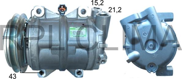 RPLQuality APCONI5049 - Компрессор кондиционера autospares.lv