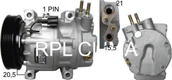 RPLQuality APCONI0048 - Компрессор кондиционера autospares.lv