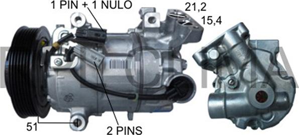 RPLQuality APCONI5068 - Компрессор кондиционера autospares.lv