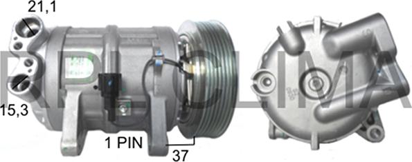 RPLQuality APCONI0037 - Компрессор кондиционера autospares.lv