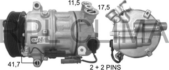 RPLQuality APCOOP0056 - Компрессор кондиционера autospares.lv