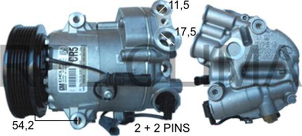 RPLQuality APCOOP0064 - Компрессор кондиционера autospares.lv