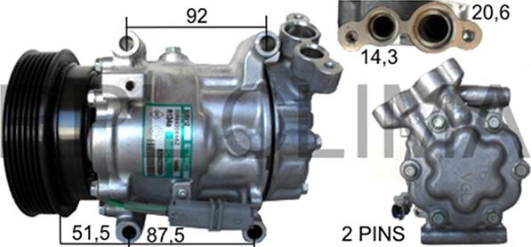 RPLQuality APCORE0083 - Компрессор кондиционера autospares.lv