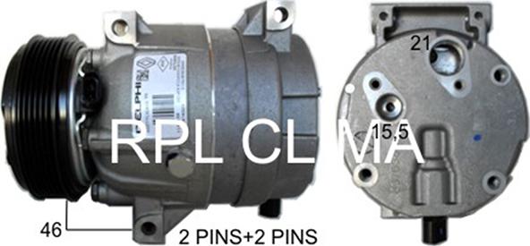 RPLQuality APCORE5075 - Компрессор кондиционера autospares.lv