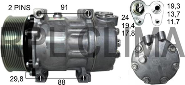 RPLQuality APCOSC5007 - Компрессор кондиционера autospares.lv