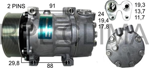 RPLQuality APCOSC0006 - Компрессор кондиционера autospares.lv