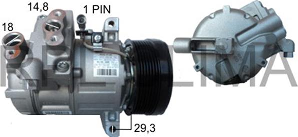 RPLQuality APCOSU5016 - Компрессор кондиционера autospares.lv