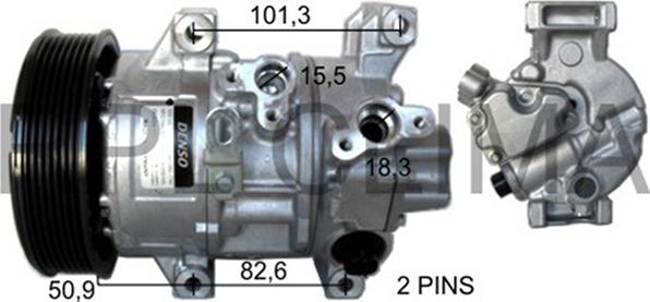 RPLQuality APCOTO0043 - Компрессор кондиционера autospares.lv