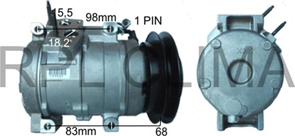 RPLQuality APCOTO0042 - Компрессор кондиционера autospares.lv