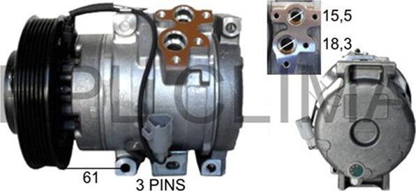 RPLQuality APCOTO0056 - Компрессор кондиционера autospares.lv