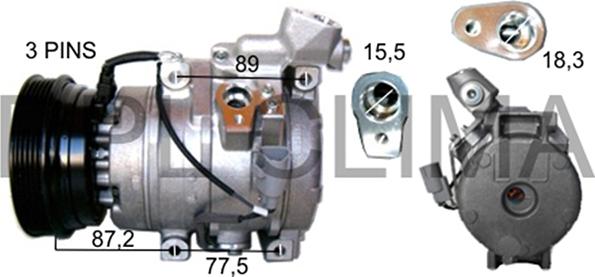 RPLQuality APCOTO0034 - Компрессор кондиционера autospares.lv