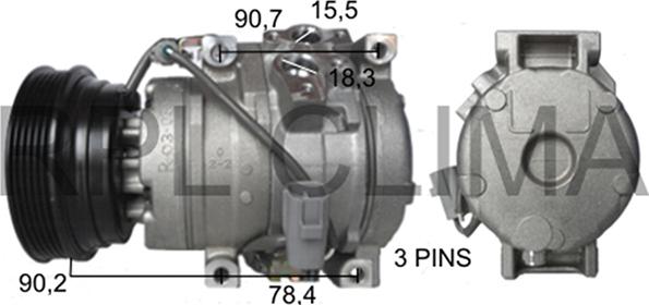 RPLQuality APCOTO0032 - Компрессор кондиционера autospares.lv