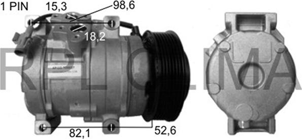 RPLQuality APCOTO0027 - Компрессор кондиционера autospares.lv