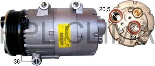 RPLQuality APCOVO0041 - Компрессор кондиционера autospares.lv