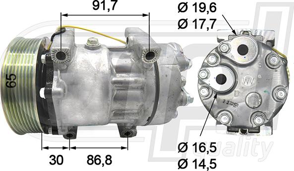 RPLQuality APCOVO0028 - Компрессор кондиционера autospares.lv