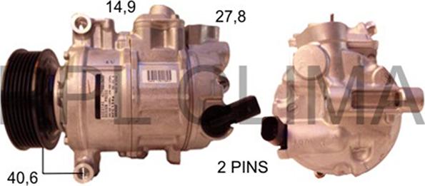 RPLQuality APCOVW0034 - Компрессор кондиционера autospares.lv