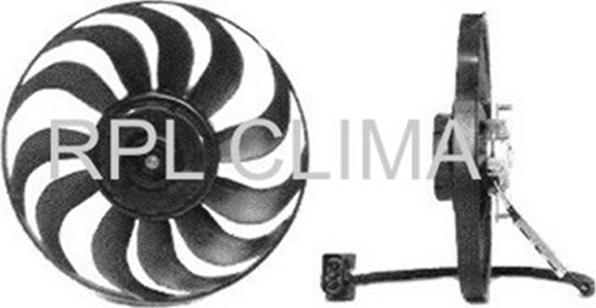 RPLQuality APELVW0001 - Вентилятор, охлаждение двигателя autospares.lv