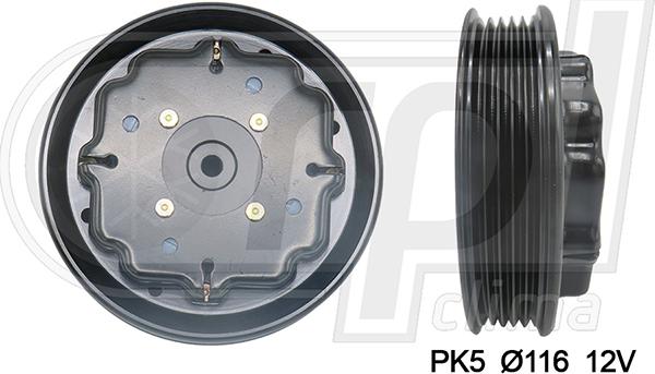 RPLQuality APEMMB0017 - Катушка, электромагнитное сцепление - копрессор autospares.lv