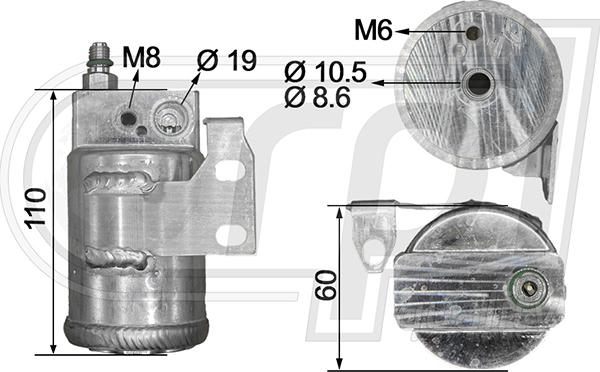 RPLQuality APFLOP0013 - Осушитель, кондиционер autospares.lv