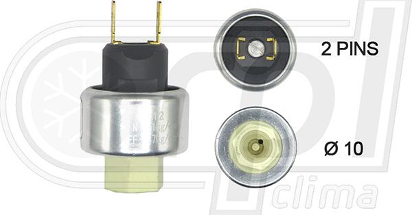 RPLQuality APPRUL0014 - Пневматический выключатель, кондиционер autospares.lv