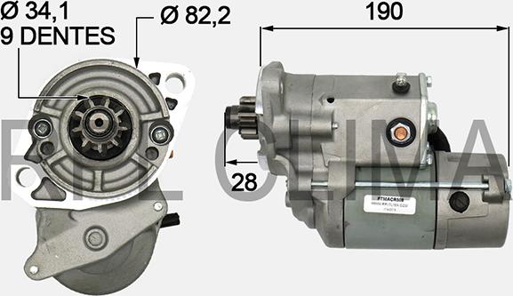 RPLQuality FTMACR508 - Стартер autospares.lv