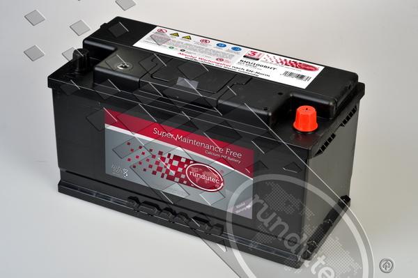 RUTEC RNU100RHT - Стартерная аккумуляторная батарея, АКБ autospares.lv