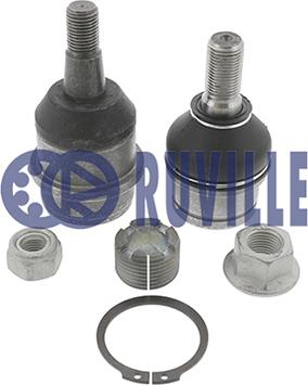 Ruville 918633 - Шаровая опора, несущий / направляющий шарнир autospares.lv