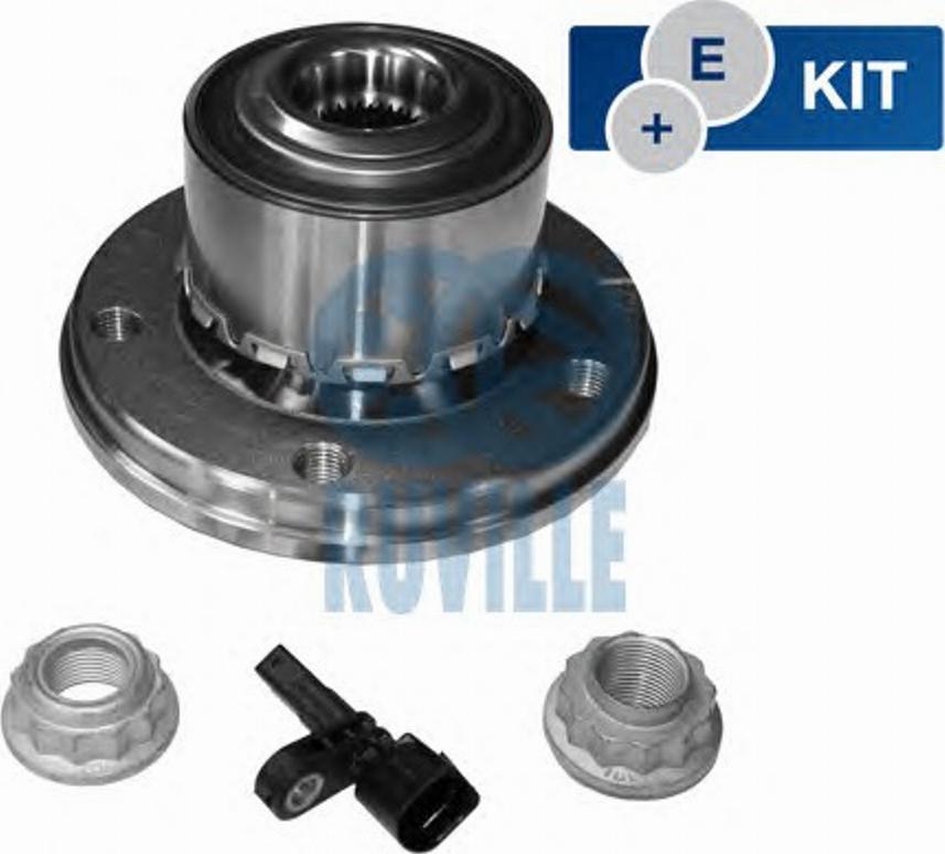 Ruville 5462E2 - Подшипник ступицы колеса, комплект autospares.lv