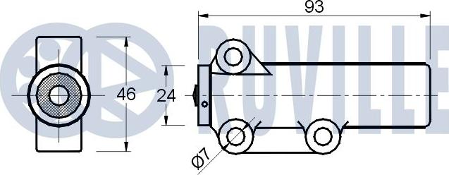 Ruville 541114 - Успокоитель, зубчатый ремень autospares.lv