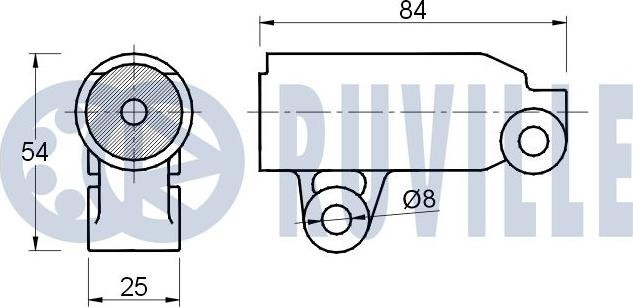 Ruville 541826 - Успокоитель, зубчатый ремень autospares.lv