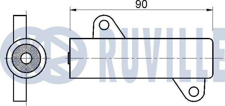 Ruville 542259 - Успокоитель, зубчатый ремень autospares.lv