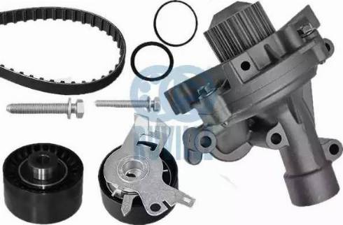 Ruville 55949704 - Водяной насос + комплект зубчатого ремня ГРМ autospares.lv