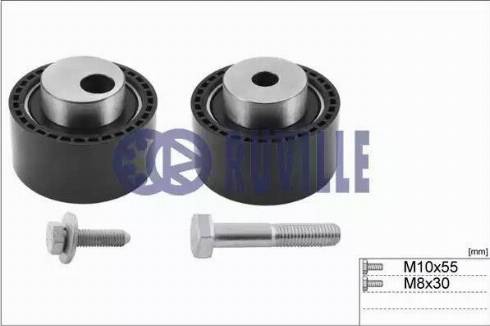 Ruville 5592150 - Комплект роликов, зубчатый ремень ГРМ autospares.lv