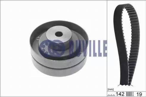 Ruville 5540370 - Комплект зубчатого ремня ГРМ autospares.lv