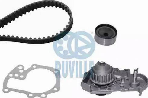 Ruville 55500701 - Водяной насос + комплект зубчатого ремня ГРМ autospares.lv