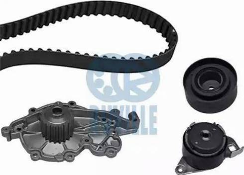 Ruville 55536701 - Водяной насос + комплект зубчатого ремня ГРМ autospares.lv