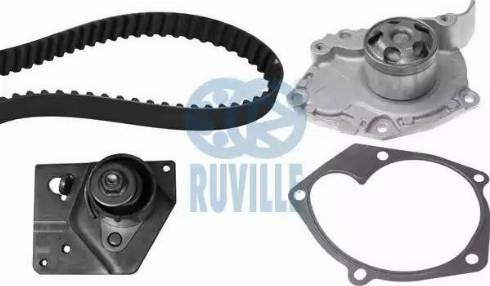 Ruville 55605702 - Водяной насос + комплект зубчатого ремня ГРМ autospares.lv