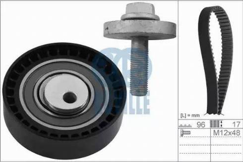 Ruville 5563570 - Комплект зубчатого ремня ГРМ autospares.lv